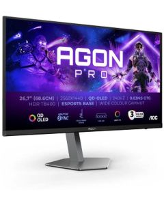 AOC AG276QZD2, 26.7" QD-OLED, 2560x1440@240Hz, 0.03GtG, 1000cd m-2, 1.5M:1