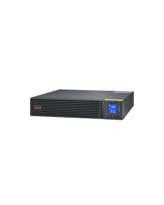 APC SRV1KRIRK-E, on-line, 1000 VA / 900 W, 1-фазен, rack 2U, 3×IEC C13, USB, сериен порт, LCD, черен