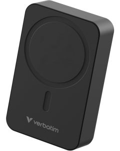 Verbatim Charge 'n' Go Essentials Power Bank Magnetic Wireless 20000mAh Black