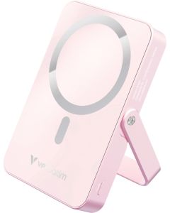 Verbatim Charge 'n' Go Power Bank with Stand Magnetic Wireless 10000mAh Pink