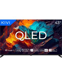 TV KIVI 43U720QB 43'' QLED 4K Google TV, Dolby Audio, Max Vivid, HDMI 2.1