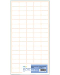 Office 1 Самозалепващи се етикети за цени, 12 x 22 mm, бели, 800 броя