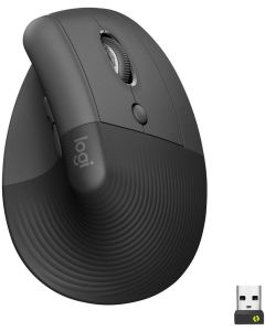 LOGITECH LIFT FOR BUSINESS - 4000 dpi - USB - Bluetooth - Черна