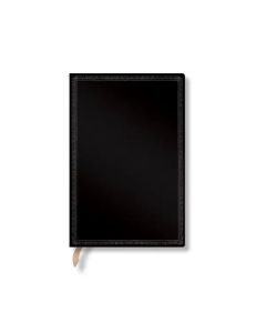 Paperblanks Тефтер Black Edition Bold, Mini, широки редове, мека корица, 104 листа