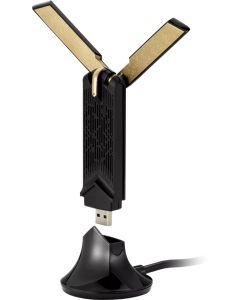 Asus USB Adapter, USB-AX56, AX1800, Dual-Band, USB 3.2 Gen 1, OFDMA, MU-MIMO, 2x External antenna, Black