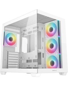 DeepCool кутия Case ATX - CG530 4F White - 4 ARGB Fans