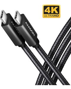 AXAGON BUCM32-CM05AB, Кабел USB3 C-C, M-M, 4K, 0.5m