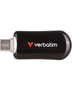 Verbatim USB Plectra, 128 GB, USB Type-C 3.2, черна