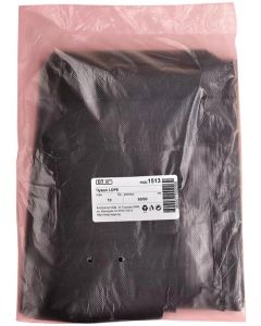 Чувал за смет, LDPE, 60 х 90 cm, 100 микрона, черни, 10 броя