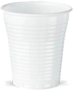Пластмасови чаши, бели, 80 ml, 100 броя
