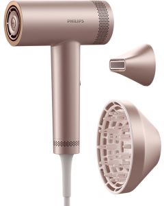 PHILIPS Hair dryer 1400W Series 8000 ThermoShield Advanced technology 10 heat and speed settings ionic care pink