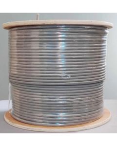 Кабел FTP Cat5e 25AWG 0.45mm Xcom Cu, Сив, 500 метра