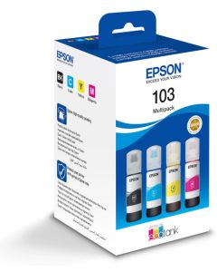 КОМПЛЕКТ БУТИЛКИ МАСТИЛО ЗА EPSON L1110/L3100/L3101/L3110/L3150/L5190 - 103 Multipack - BK/C/M/Y