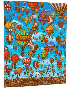 Paperblanks Тефтер Balloon Festival, Ultra, широки редове, мека корица, 88 листа