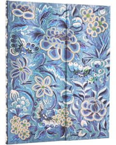 Paperblanks Тефтер Blue Willow, Ultra, широки редове, твърда корица, 72 листа