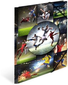 Herma Папка Football, картонена, с ластик, A4