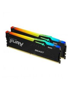 Kingston 32GB 6400MT-s DDR5 CL32 DIMM (Kit of 2) FURY Beast RGB EXPO