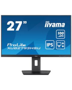 Монитор IIYAMA XUB2793HSU-B7, 27", FullHD, 100hz, 1ms, IPS, DisplayPort, HDMI
