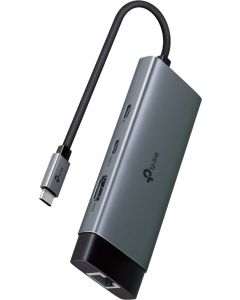Хъб TP-LINK UH6120C, USB Type-C 6 в 1, 1 порт HDMI 4К