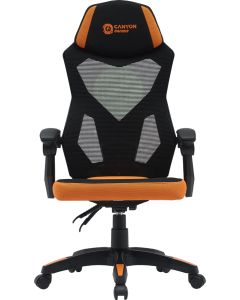 CANYON gaming chair Wave MCH02 Mesh Черен/Оранжев цвят