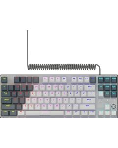 Lorgar Azar 514 TKL, Механична, Linear Dream суичове, Гейминг, RGB подсветка, USB, Бяла