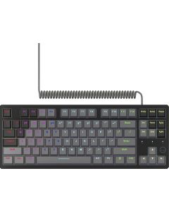 Lorgar Azar 514 TKL, Механична, Linear Dream суичове, Гейминг, RGB подсветка, USB, Черна