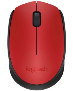 LOGITECH M171 - 2.4 GHz, 1000 dpi, червена/черна 910004641