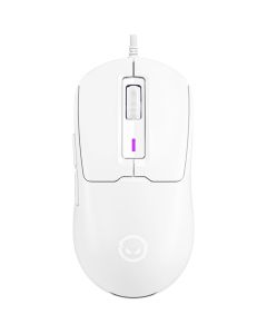 Lorgar MSA10, оптична 12 000 dpi, USB, 6 бутона, бяла, гейминг; LRG-MSA10-WH