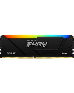 Kingston FURY Beast Black RGB, 32GB, DDR4, 3200MHz, CL16