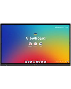 ViewSonic IFP7534, 75\'\' TFT DLED panel, AG, Ultra Fine Touch, 16:9, 4K UHD 3840x2160, 8ms, 450cd/m2 , 5000:1,2x LAN, 2x USB-C