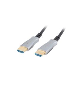 Lanberg HDMI M-M v2.0 cable 10m optical black aoc