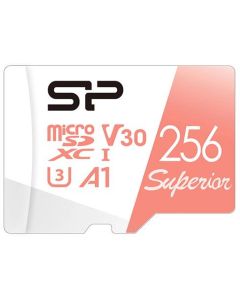 Карта памет Silicon Power Superior 256GB, microSDXC, Class 10, SD Adapter