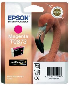 Оригинален патрон Epson T0873, Stylus Photo R1900, 11.4 ml, Magenta