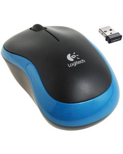 LOGITECH M185 Wireless Mouse - Синя - EWR2