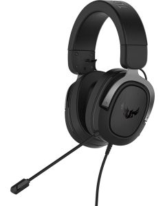 Asus TUF Gaming H3 Wired Headset(Discord Certified Mic, 7.1 Surround Sound, 50mm Drivers, Lightweight, 3.5mm, For PC, Mac, PS4