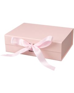 Office 1 Кутия Gift Box, с магнитно затваряне, сгъваема, 33 х 27 х 12 cm, розова