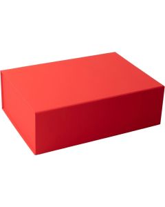Office 1 Кутия Natural, с магнитно затваряне, сгъваема, 28 х 20 х 9 cm, червена
