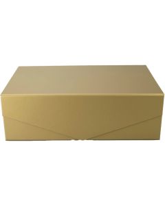 Office 1 Кутия Matt, с магнитно затваряне, сгъваема, 23 х 15 х 10 cm, златиста
