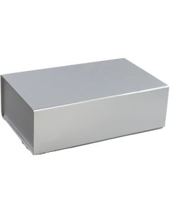 Office 1 Кутия Colorful, с магнитно затваряне, сгъваема, 35 х 20.5 х 11.3 cm, сребриста
