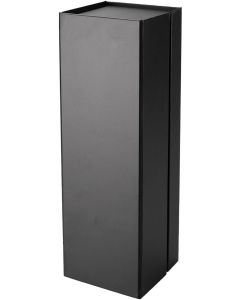 Office 1 Кутия Wine, с магнитно затваряне, сгъваема, 33 х 11 х 10.8 cm, дънно лепена, черна