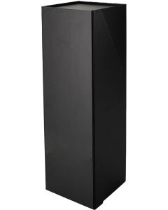 Office 1 Кутия Wine, с магнитно затваряне, сгъваема, 33 х 11 х 10.8 cm, ъглово лепена, черна