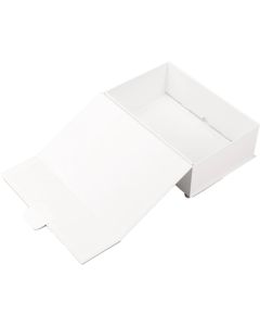 Office 1 Кутия Pure, сгъваема, 31 х 21 х 10 cm, бяла