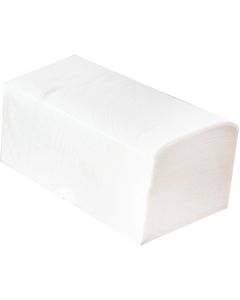 Кърпи за ръце, с V-образна сгъвка, целулозни, двупластови, 150 къса, 21 x 20 cm, 20 броя
