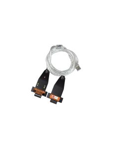 FCTELECOM FC-2110-B, Индустриален USB към RS-232/RS-485 конвертор, 6KV , с 1.5м кабел, TVS, черен