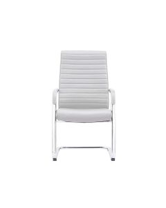 Посетителски стол RFG Bright M, екокожа, до 130 kg, бял