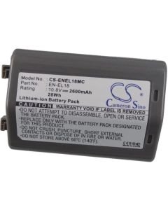 Батерия за апарат NIKON D4,D5,D500,D800  EN-EL18MC  10.8V 2600mAh  LiIon   Cameron Sino