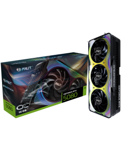 PALIT GeForce RTX 5080 GameRock OC 16GB GDDR7 256 bit, 1x HDMI 2.1b, 3x DP 2.1b, 3 Fan, 3x 8-pin pwr connector, 850W, 331.9 x 150 x 70.4 mm, NE75080T19T2-GB2030G