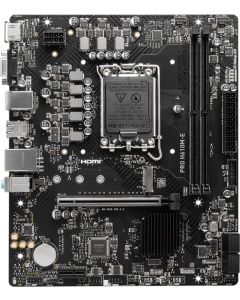 MSI PRO H610M-E Intel H610 LGA1700 2XDDR5 mATX HDMI VGA MB