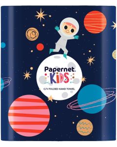 Диспенсър за кърпи за ръце Papernet Kids Space, 30 х 14.5 х 33.6 cm