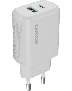 CANYON charger OnCharge 250 25W 1xPD 1xQC EU White